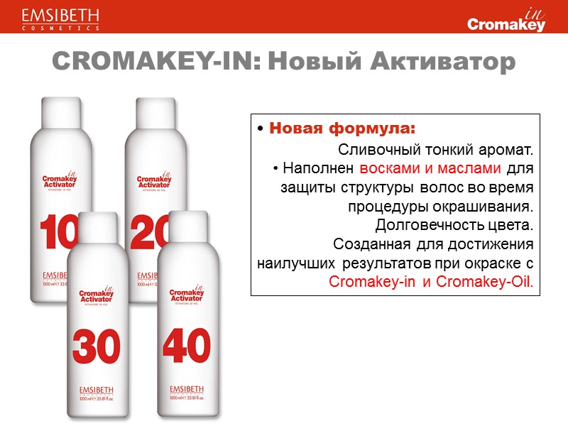 CROMAKEY-IN: Новый Активатор • Новая формула: Сливочный тонкий аромат. • Наполнен восками и маслами CROMAKEY-IN: Новый Активатор • Новая формула: Сливочный тонкий аромат. • Наполнен восками и маслами